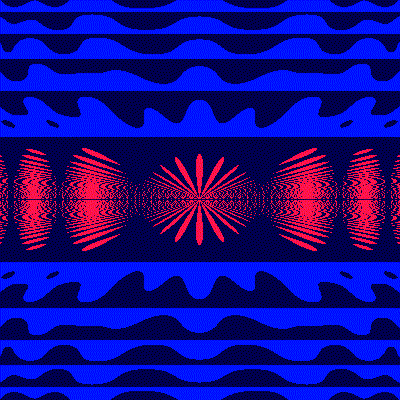 Neon squiggles